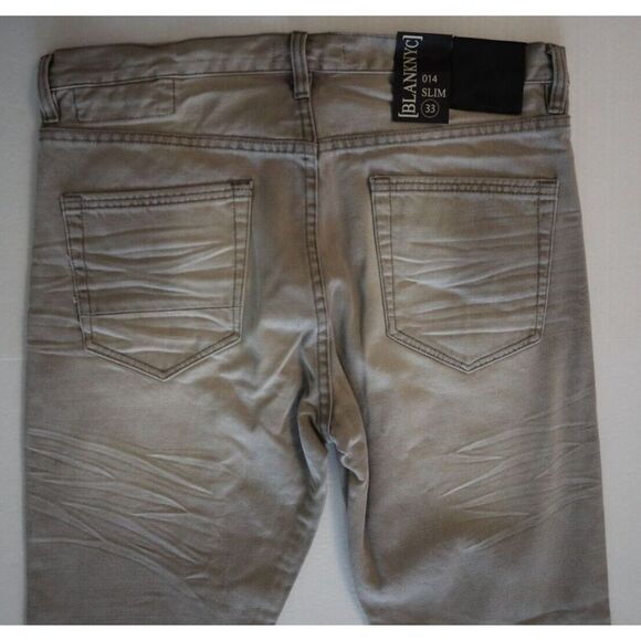 BLANKNYC 70U-1381 Men's Sz 33 Gray 014 Slim Fit Denim Jeans - Picture 4 of 10